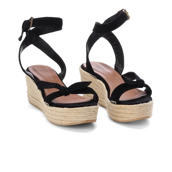 New without box black candela platform sandals size 37 US 6.5 - Picture 1 of 10